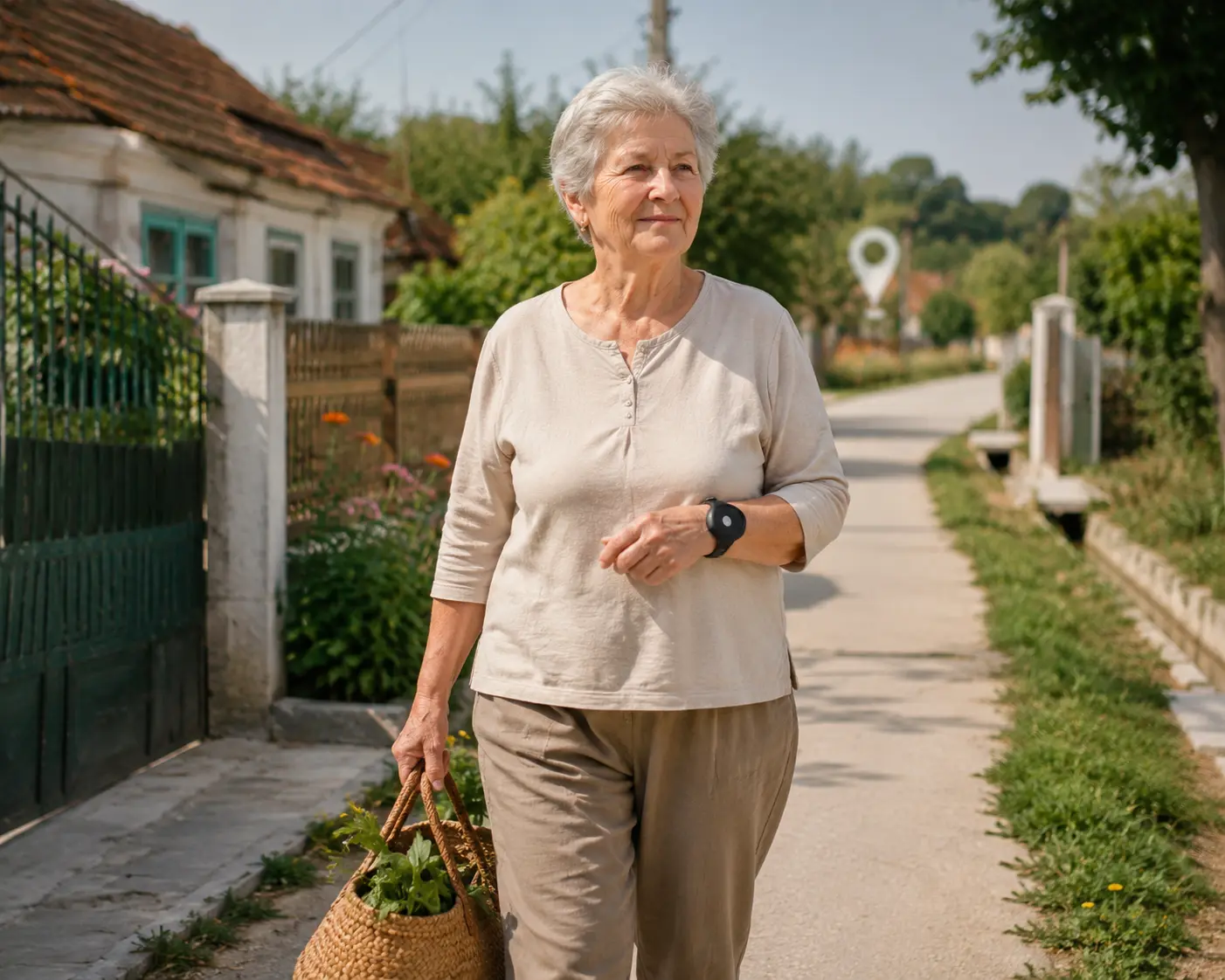 Ceas cu localizare GPS pentru seniori
